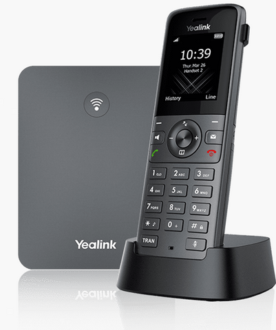 JumboTel Cordless Phone with Building Base | Yealink W73P