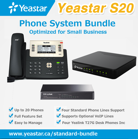 Standard Phone System Bundle for Non-VoIP Phone Lines