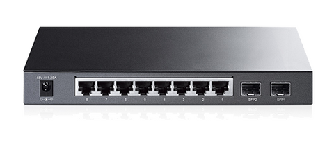 TP-Link TL-SG2210P Powered Smart Switch - Back View